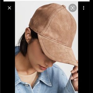 Rag and Bone suede Marilyn baseball cap BNWT
